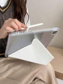 Funda protectora transparente para tableta Yaliangli, para iPhone 11, 10ª generación, con ajuste multiángulo, seis modos de soporte, soporte integrado para lápiz - Multicolor - Ver 4