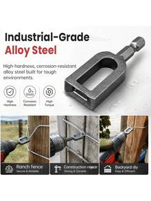 New Design Wire , Drill Accessory, Used For Binding Rebar And Wires, Quick Knotting Tool, Construction And Fence Wire Binding Accessory - A - View 9