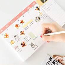 502 Pcs/Roll Chick And Chicken Pattern Stickers, 10 Mixed Designs, Christmas Gift Wrapping Labels, Scrapbook Stickers, Planner Gift Wrapping, Paper Craft Decoration, Party Gifts, Gift Box Decoration And Reward Stickers - Multicolor - View 6