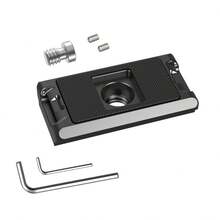 Adaptador de aleación de aluminio de liberación rápida 4 en 1 con interfaz Arri 1/4, montaje rápido magnético, riel Arca magnético, accesorio de expansión compatible con Action 6/Nano - Ver 12