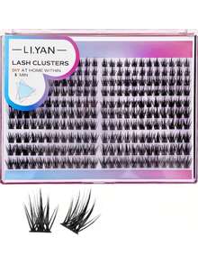 240PCS Lash Clusters, DIY Eyelash Extension Kit, 10-16mm Lash Cluster Length, Eyelash Extension Tools, Convenient For Home Use. - 白色 - 查看 9