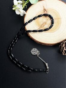 1pc Muslim 33-Bead Acrylic Rice Grain Short Simple Tasbih Prayer Beads For Daily Wear - Multicolor - View 7