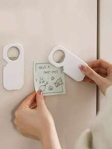 2pcs/1pc Magnetic Multi-Function Bottle Opener, 3-In-1 Bottle, Can, And Lid Opener, Suitable For Home Use, Applicable To Beer Bottles, Beverage Bottles, Beer Cans, Soda Cans And Other Bottled Drinks. Made Of Compact Plastic Material And Magnetic Structure, Perfect For Home, Camping, Party And Other Occasions. No Power Required, Durable And Long-Lasting, Ideal Kitchen Tool And Great Gift For Women, Families Or Men. - View 6