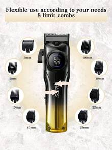 CRASTS Professional Electric Hair Clipper, Rechargeable Hair Trimmer For Hair Salon And Barbershop, Long Battery Life Hair Clipper - View 5