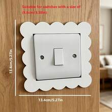 2pcs Pink Purple Wooden Switch Decorative Frames, Dust-Proof Button Switch Protective Cover, Easy Installation For Living Room, Bedroom, Kitchen Wall Decor, No Electricity Required; Suitable For Birthday, Wedding Party Scene Decoration, Excellent Housewarming Gift. - 1PC - View 9