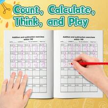 Math Workbook - Number Writing And Calculation Practice, Including Counting, Number Sequence, Addition And Subtraction Exercises, Clear Practice Pages, Develops Number Sense, Logical Thinking, Concentration And Problem-Solving Skills Back To School - 數學練習冊 - 查看 1