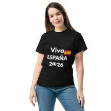 Camiseta de fan del  2026, camiseta de fútbol retro,  EE.UU.-Canadá-México, camiseta clásica unisex de la selección española para el  2026 | Serie Latina - 1 - Ver 4