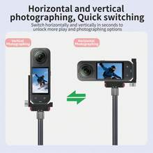 Magnetic Quick-Release Base Quick-Mount Bracket Compatible With Insta360 X5/X4/X3 Panoramic Cameras Vertical Horizontal Shooting Magnetic Quick-Release Bracket And Quick-Mount Base Kit - View 7