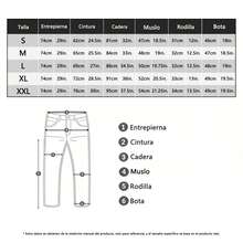 Pantalones vaqueros casuales de pierna acampanada y corte holgado con bolsillos para mujeres, Jeans diarios simples de unicolor para mujer, Jesns holgados lavados para mujer - 2058 - Ver 7