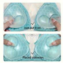 Reusable Silicone Bra Pads - Invisible Lifting Pads, Suitable For Swimwear And Lingerie, Soft And Thick, Natural Lift, Perfect For Bikinis, Dresses And Tank Tops - A - View 8