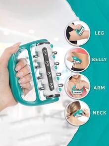 1 pieza Rodillo de masaje muscular, diseñado para aliviar y liberar la tensión. Esta mini herramienta es perfecta para el masaje de tejido profundo para hombres y mujeres. - Multicolor - Ver 1