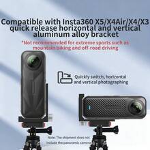 Magnetic Quick-Release Base Quick-Mount Bracket Compatible With Insta360 X5/X4/X3 Panoramic Cameras Vertical Horizontal Shooting Magnetic Quick-Release Bracket And Quick-Mount Base Kit - View 2