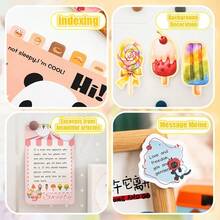1 Pack/440 Sheets Multi-Size Sticky Notes Collection - Premium Thick Paper, Playful Cute Design & Vibrant Colors - Smooth Ink Flow, Easy To Tear - Suitable For Study Marking, Office Organization And Home Notes School Supplies - 1 Copy - View 6