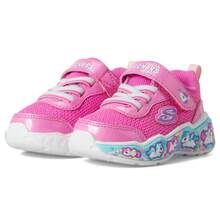 Skechers Kids Girls Play Scene-Fun Squad Sneaker - Pink - View 2