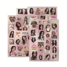 It-Zy 8pcs It-Zy Cutout Stickers Hwang Yeji Shin Yuna Highly Attractive Girl Group Planner Scrapbook Packing Material Waterproof Stickers - Multicolor - View 5