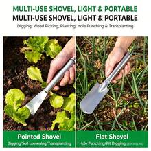 1pc Pointed/Flat-Head Garden Trowel-Easy To Clean And Featuring A Hanging Hole; Suitable For Balconies And Gardens For Digging, Loosening Soil, And Planting; Versatile For Use With Potted Plants. - Multicolor - View 5