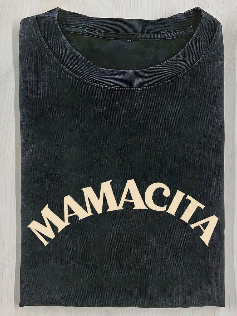 Il, High Quality Batik Cotton Vintage Fashion Brand T-Shirt, Women's T-Shirt, Beach Essential, Summer T-Shirt, Holiday Gift, Perfect Gift, 100% Cotton - 黑色 - 查看 1