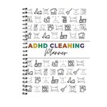 ADHD Cleaning Planner (Spiral Bound) - Color-Coded Cleaning Schedule, Daily/Weekly/Monthly/Yearly Planner, Cleaning Task Checklist, And Cleaning Log For Students And Homemakers School Supplies - one-size - View 10