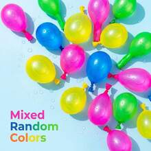 Summer Tropical Colored Water Bomb Balloons, Quick-Fill Self-Sealing Thick Latex Water Balls For Pool Beach Birthday Party Games - Disposable Water Balloons - View 5