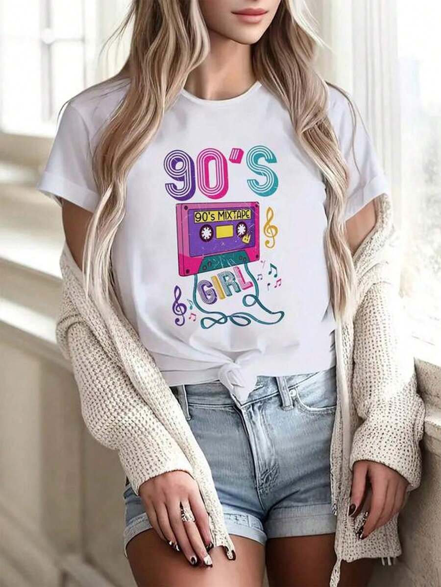 Camiseta transpirable cómoda cuello redondo - Blanco - Ver 1