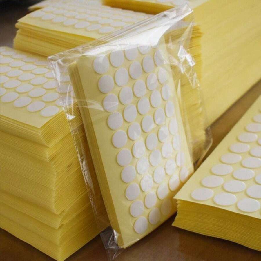 雙面透明黏貼點,雙面黏貼點,可移除無痕小貼紙,適用於牆壁海報、照片、派對、手工藝、手工藝、氣球 - A - 查看 1