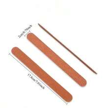 5/20 Pieces Professional Double-Sided Nail Polishing Strips, Brown Sanding Board Nail Trimming Tools And Polishing Files, Washable Double-Sided Nail Files, Suitable For Natural Nails And Acrylic Nails DIY Salons Use - Brown - View 6