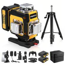 ONEVAN 16 Lines 4D Laser Levels 360 Horizontal Vertical Green Line Laser Level Self-Leveling Measure Leveling Tool - 英規插(220-240V) - 查看 13