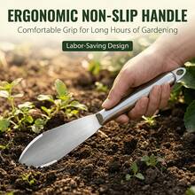 1pc Pointed/Flat-Head Garden Trowel-Easy To Clean And Featuring A Hanging Hole; Suitable For Balconies And Gardens For Digging, Loosening Soil, And Planting; Versatile For Use With Potted Plants. - Multicolor - View 4