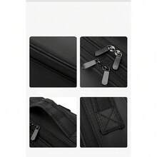 1pc Travel Makeup Bag, Portable Cosmetic Storage Box With Handle And Zipper, Waterproof PU Large Capacity Portable Makeup Bag, Portable Pouch - View 2