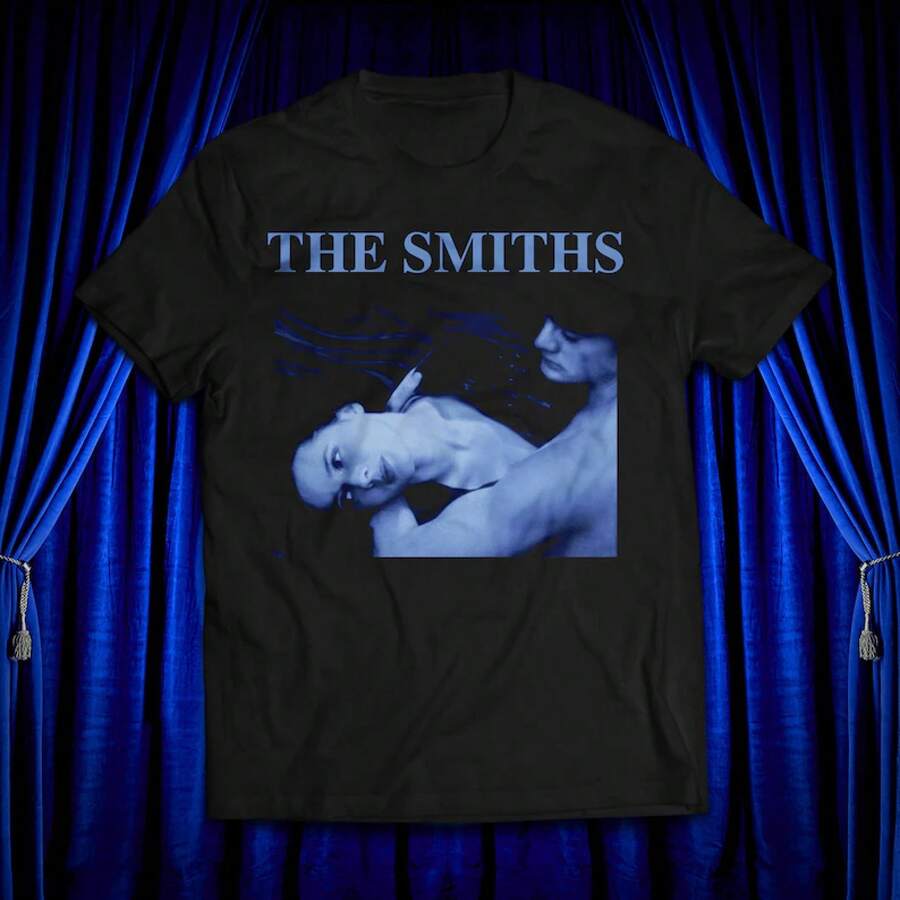 Camiseta Blue Velvet X Morrissey David Lynch Negro Azul Marino - Negro - Ver 1