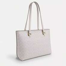 Coach Women's Station Tote Bag - Kapur Putih - View 6