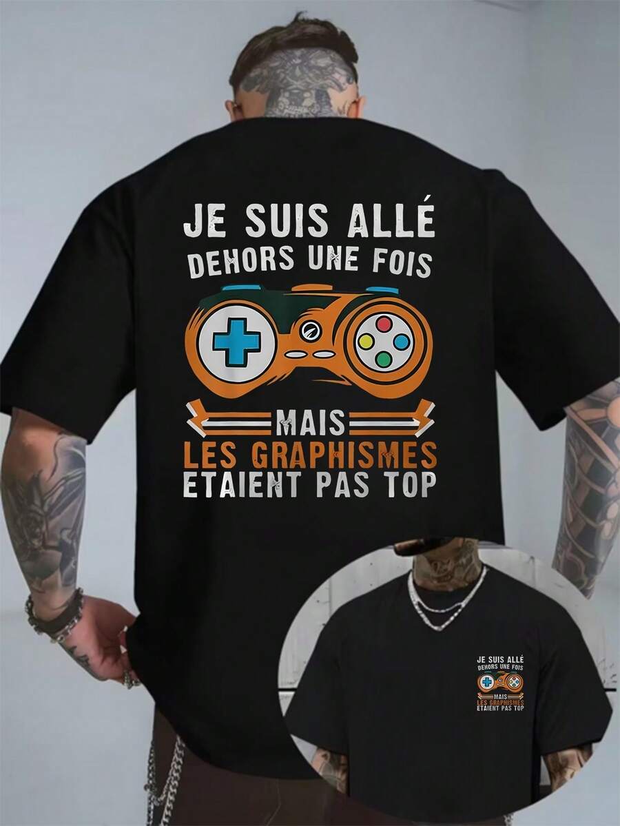 Men T-Shirts - Black - View 1