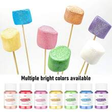 Gold Glitter Dust, Metallic Shiny Decor Powder For Cocktail, Drink Rim - Multicolor - View 3