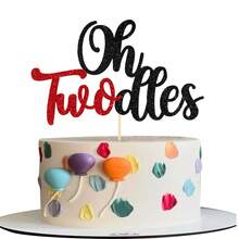 1個 Oh Two Oldes 蛋糕插牌，2歲生日蛋糕裝飾，適用於生日派對、嬰兒洗禮派對蛋糕裝飾 - 2歲生日 - 查看 10