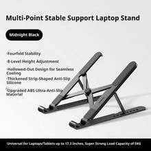UGREEN 8-Level Adjustable Ergonomic Laptop Stand | Portable Folding Cooling Stand Compatible With MacBook/Huawei/Tablets Five-Layer Anti-Slip Widened Base Suitable For Office Desks (Dormitory/Home Use) - View 8