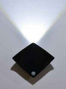 1pc Shark Decorative Wall Light, Black Warm Light/White Light, Motion Sensor Night Light, Wireless LED Light, Bedside Lamp, Suitable For Bedroom, Porch, Balcony, Hallway, Bedside, Bathroom, Kitchen, Room Decoration, Room Decoration, Travel, Bedroom Night Light, Home Decor, Gaming Light, Gift, Bedroom Lamp, Bedroom Lighting, Display Cabinet Quick Sensor Lighting - Stingray Motion Sensor Light - View 14