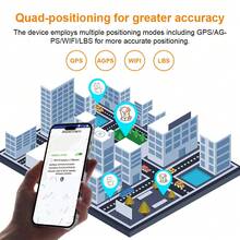 Smart GPS Pet Tracker – Real-Time Location, Electronic Fence, Anti-Lost Dog & Cat Collar Device - Orange - View 10