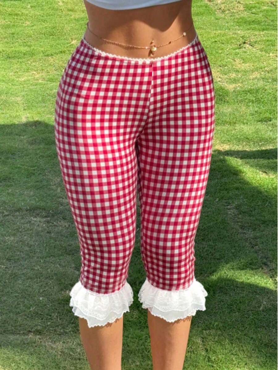 女士优雅修身长裤，适合日常穿着和浪漫约会，春夏款 - 彩色 - 查看 1