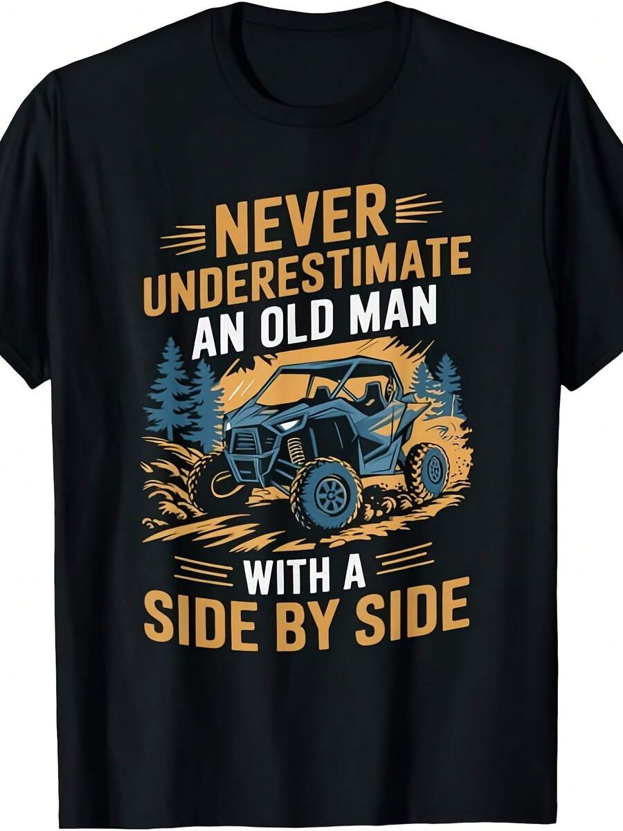 Deep, Casual Style, Suitable For Outdoor Use In All Seasons, Machine Washable, Designed For ATV/Off-Road Vehicle Enthusiasts, A Great Holiday Gift. - Black - View 1