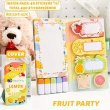 1 Pack/440 Sheets Multi-Size Sticky Notes Collection - Premium Thick Paper, Playful Cute Design & Vibrant Colors - Smooth Ink Flow, Easy To Tear - Suitable For Study Marking, Office Organization And Home Notes School Supplies - 1 Copy - View 16
