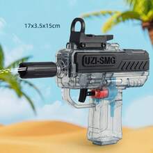 1pc Summer Outdoor Water Gun, High-Power Pump Action Water Blaster With Transparent Water Tank, Ideal Accessory For Pool Party, Lawn Games, Camping And Backyard Entertainment - Multicolor - View 4