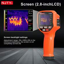 NJTY S-M8 Handheld Infrared Thermal Imager, 32*32 Infrared Camera, -20℃~800℃ Range, Type-C 2000mAh Rechargeable Battery, 6 Languages, 8GB Storage, Adjustable Emissivity And Temperature Alarm, Suitable For Underfloor Heating, Electrical And Industrial Equipment Fault Detection - Coral Orange - View 6