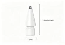 UGREEN Compatible With Apple Pencil Technical Tips, This Metal Flat Tip Is Compatible With Apple's First And Second Generation Styluses And Universal Capacitive Styluses. It Features A Non-Slip, Wear-Resistant Design With Strong Damping, And An Ultra-Fine Tip Suitable For Writing And Drawing. LP452 Is A Replacement Tip For IPad Styluses. - White - View 7