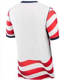 USA 2026 World Cup Home & Away Soccer Jersey, USMNT Pulisic Reyna Balogun McKennie Weah Replica Football Shirt For Adult Fans - 客場-10 - 查看 7