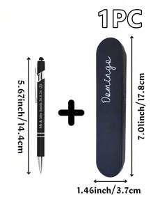 1/5/10/20pcs Personalized Engraved Ballpoint Pens, Customized Name Metal Signature Pens, Luxury Writing Pens, Business Office Gifts, Teacher Appreciation Gifts, Graduation And Back To School Stationery, Elegant Customized Gifts For Students, Colleagues, Wedding Guests - Pen + Pen Case - View 15