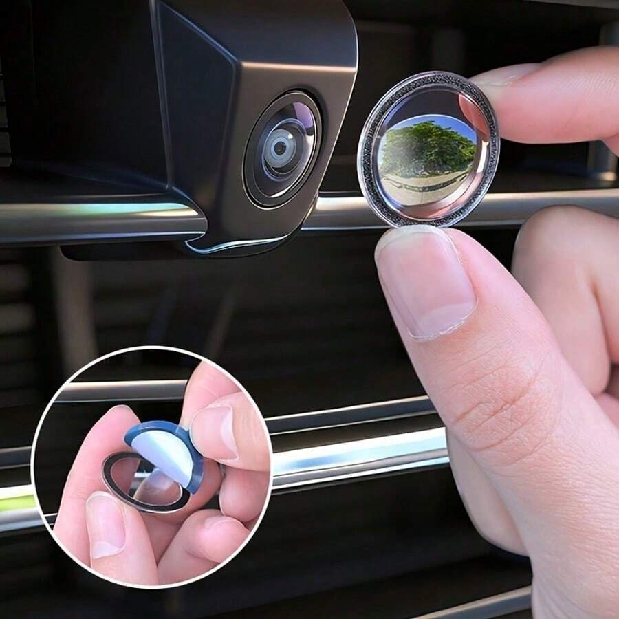 透明相機保護殼，通用前後車載相機保護殼，360°全視角無遮擋，高畫質不影響拍攝