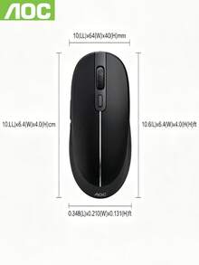 1個 AOC MS360 雙模 2.4G 無線藍牙可充電靜音滑鼠 Type-C 充電，適用辦公、電競、居家使用，相容筆記型電腦與桌上型電腦 - 查看 8