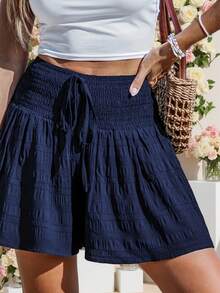Nueva Camiseta y Pantalones Cortos de Verano para Cubrir - Azul - Ver 2