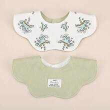 Cotton Towel For Newborn Babies, Country Floral Style Triangular Bandana For Boys And Girls, Baby Bib Accessory. - A3 - 查看 11