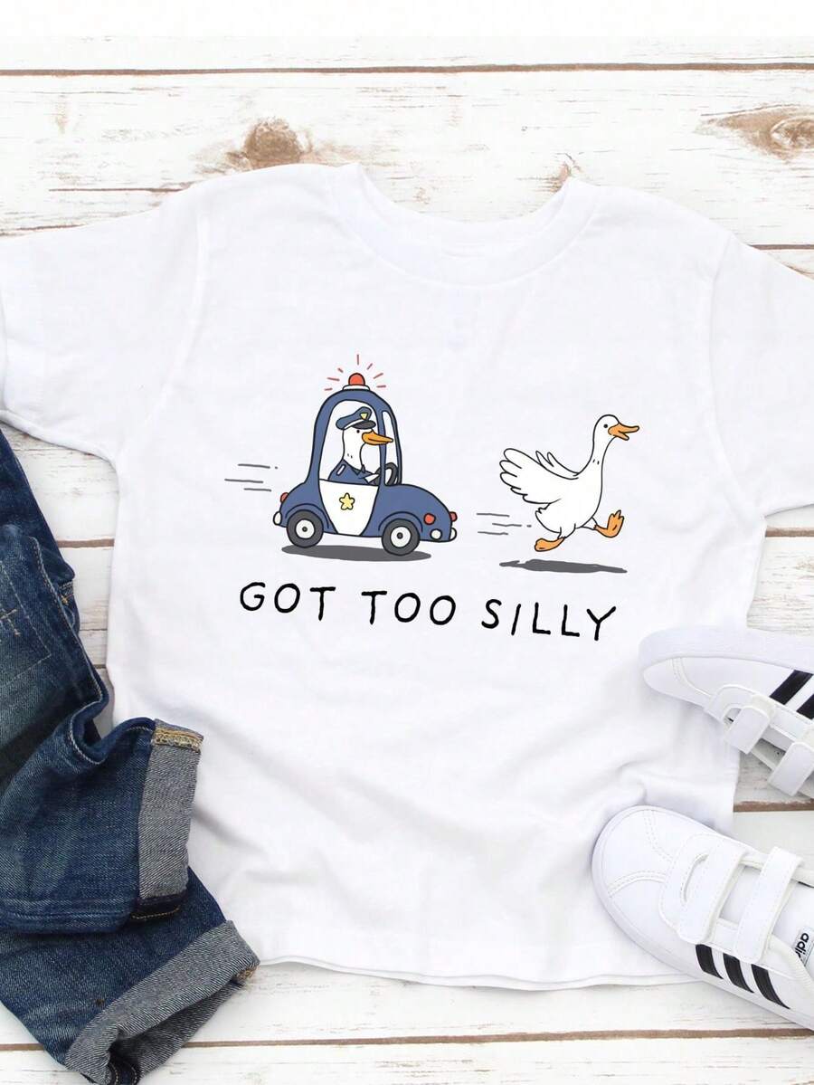 Camiseta Casual Blanca con Estampado de Dinosaurios para Niños, para Graduación de Jardín de Infancia, 4 de Julio, Ligera y Suave para Niños y Niñas - Rosa Fucsia - Ver 1